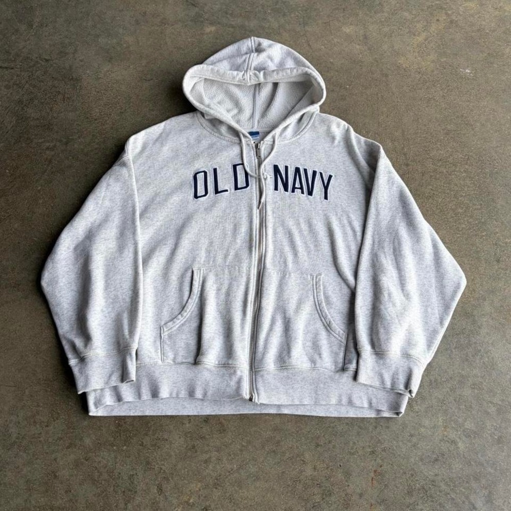 2000s old‎ navy spellout zip up